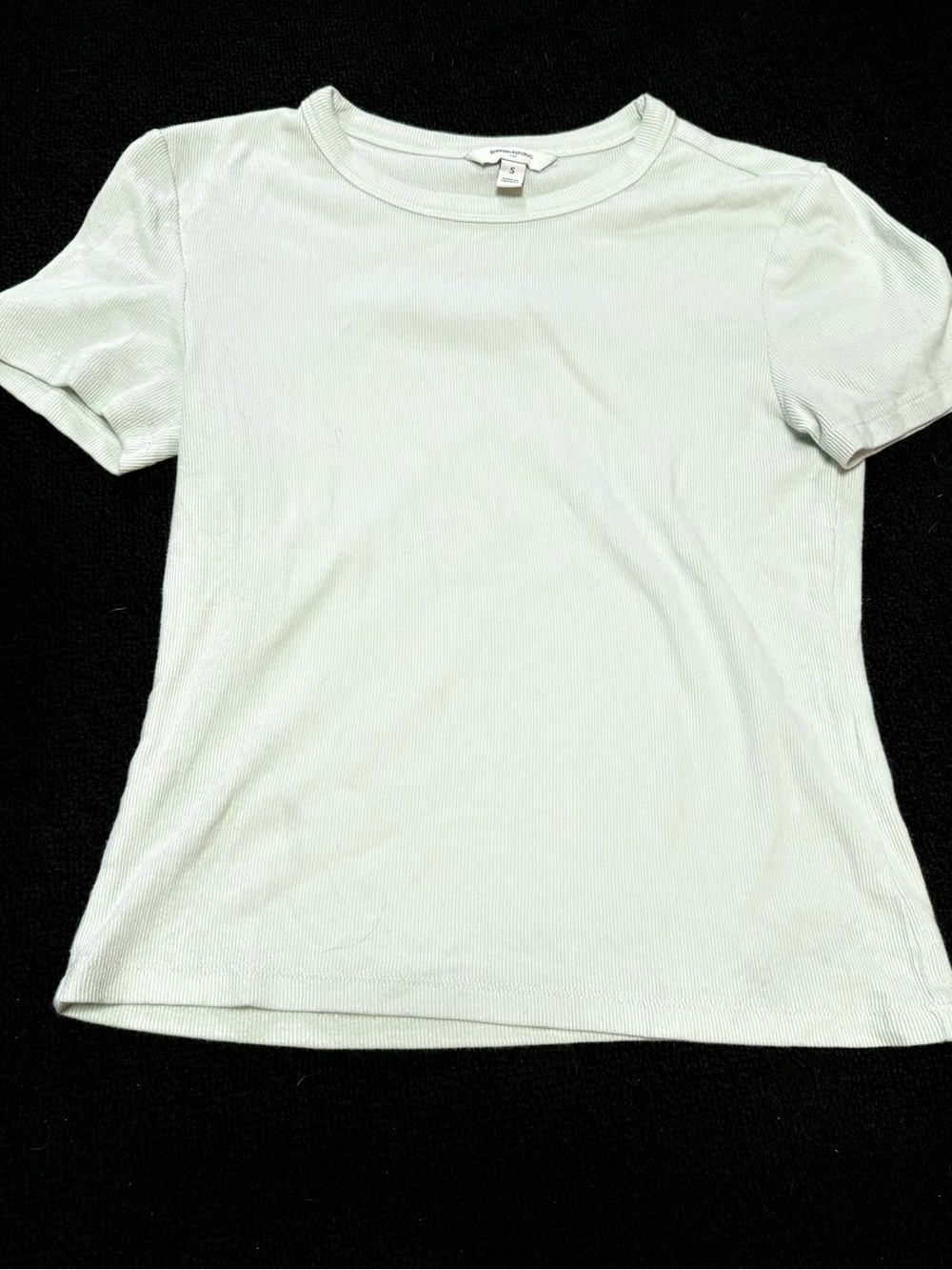 Banana Republic Factory Lightweight Short Sleeve Tee - Pale Mint